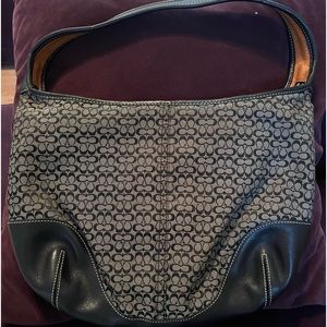Large used Coach hobo purse